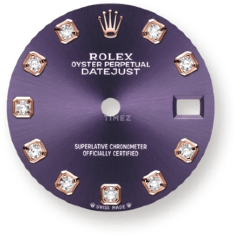 Rolex,Lady-Datejust 28mm,28mm,Rose Gold,Purple,Automatic,Day,55hours,279135RBR,279135RBR-0011