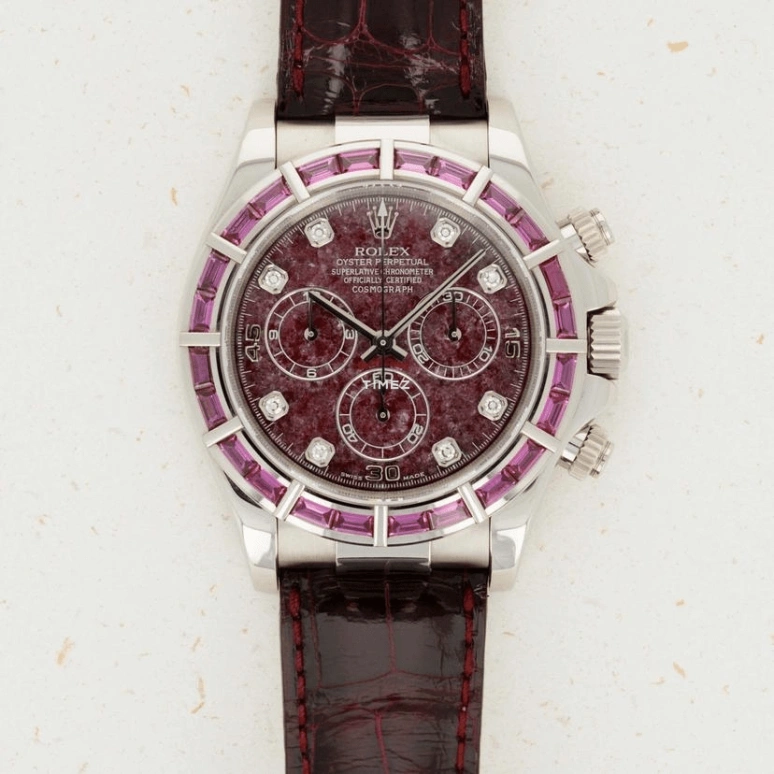 Rolex,Daytona 40mm,40mm,White Gold,Red,Automatic,Chronograph,72hours,116589SALV Ruby
