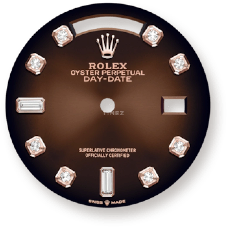 Rolex,Day-Date 36 36mm,36mm,Rose Gold,Brown,Automatic,Date,Day,128345RBR,128345RBR-0040