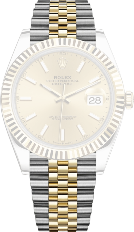 Rolex,Datejust 41 41mm,41mm,Yellow Gold,Stainless Steel,Champagne,Automatic,Day,70hours,126333,126333-0010
