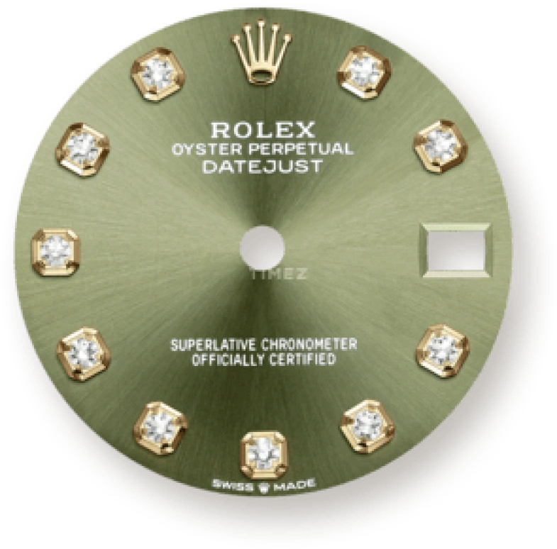 Rolex,Datejust 31 31mm,31mm,Yellow Gold,Stainless Steel,Green,Automatic,Day,55hours,278273,278273-0029