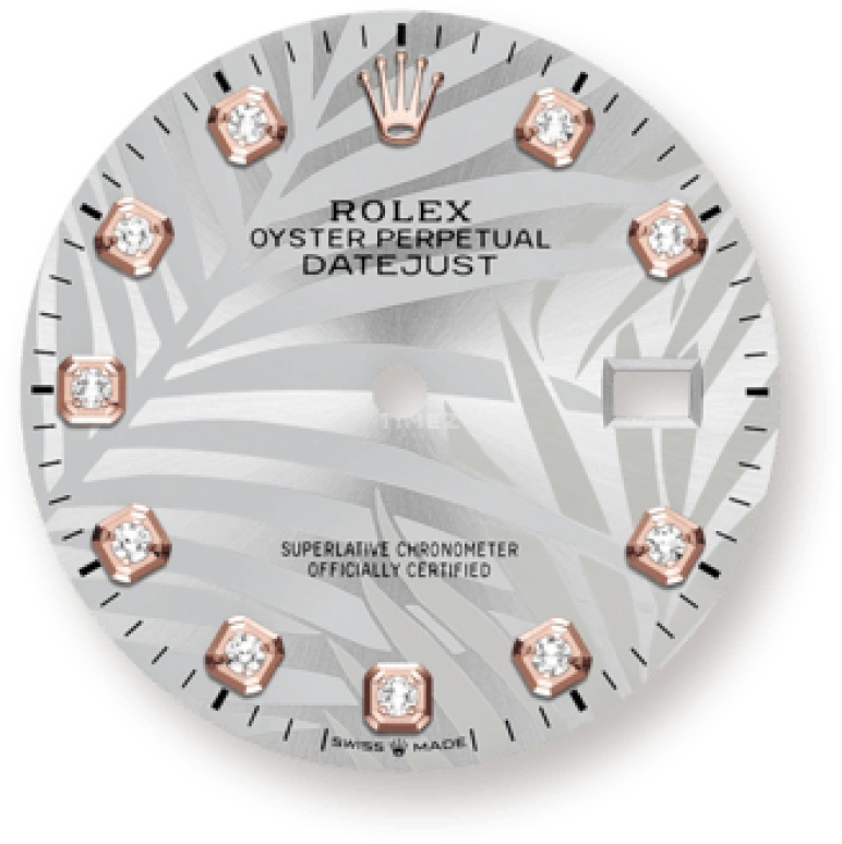 Rolex,Datejust 36 36mm,36mm,Rose Gold,Stainless Steel,Silver,Automatic,Day,70hours,126201,126201-0037