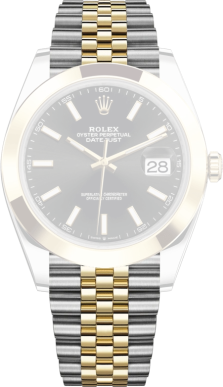 Rolex,Datejust 41 41mm,41mm,Yellow Gold,Stainless Steel,Black,Automatic,Day,70hours,126303,126303-0014