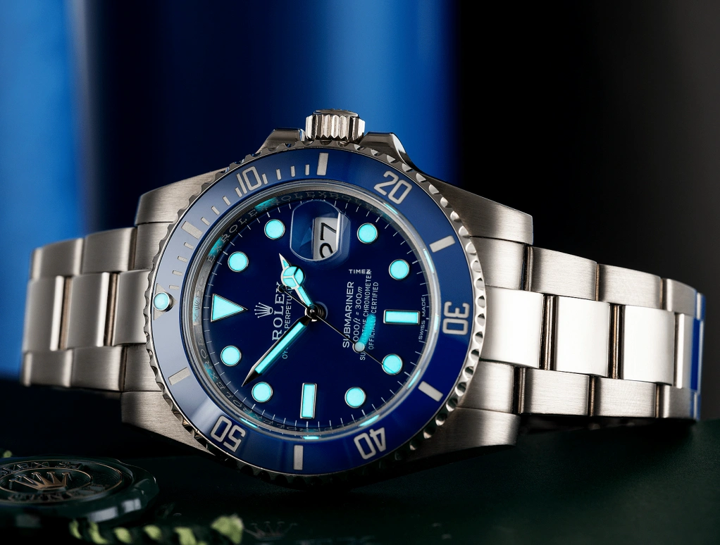 Rolex,Submariner 40mm,40mm,White Gold,Blue,Automatic,Day,48hours,116619LB,116619LB-97209