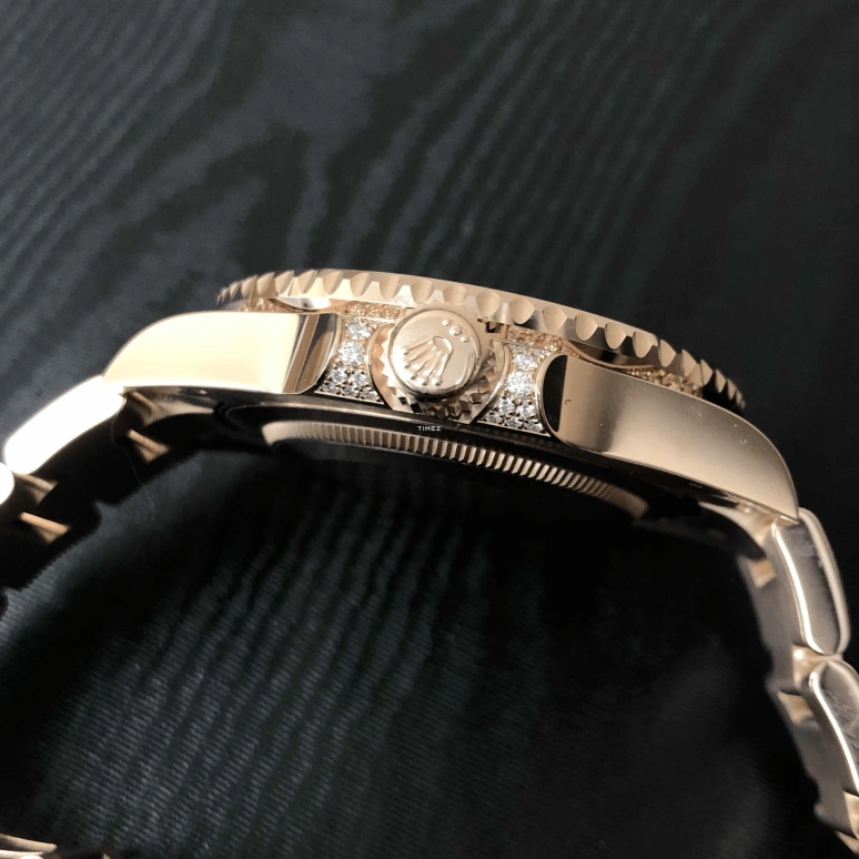 Rolex,GMT-Master II 40mm,40mm,Rose Gold,Black,Automatic,Day,Dule Time,126755SARU,126755SARU-0003
