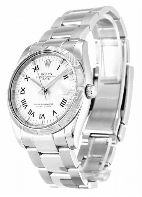 Rolex,Datejust 36 34mm,34mm,Stainless Steel,White,Automatic,Day,48hours,115210,115210-0001
