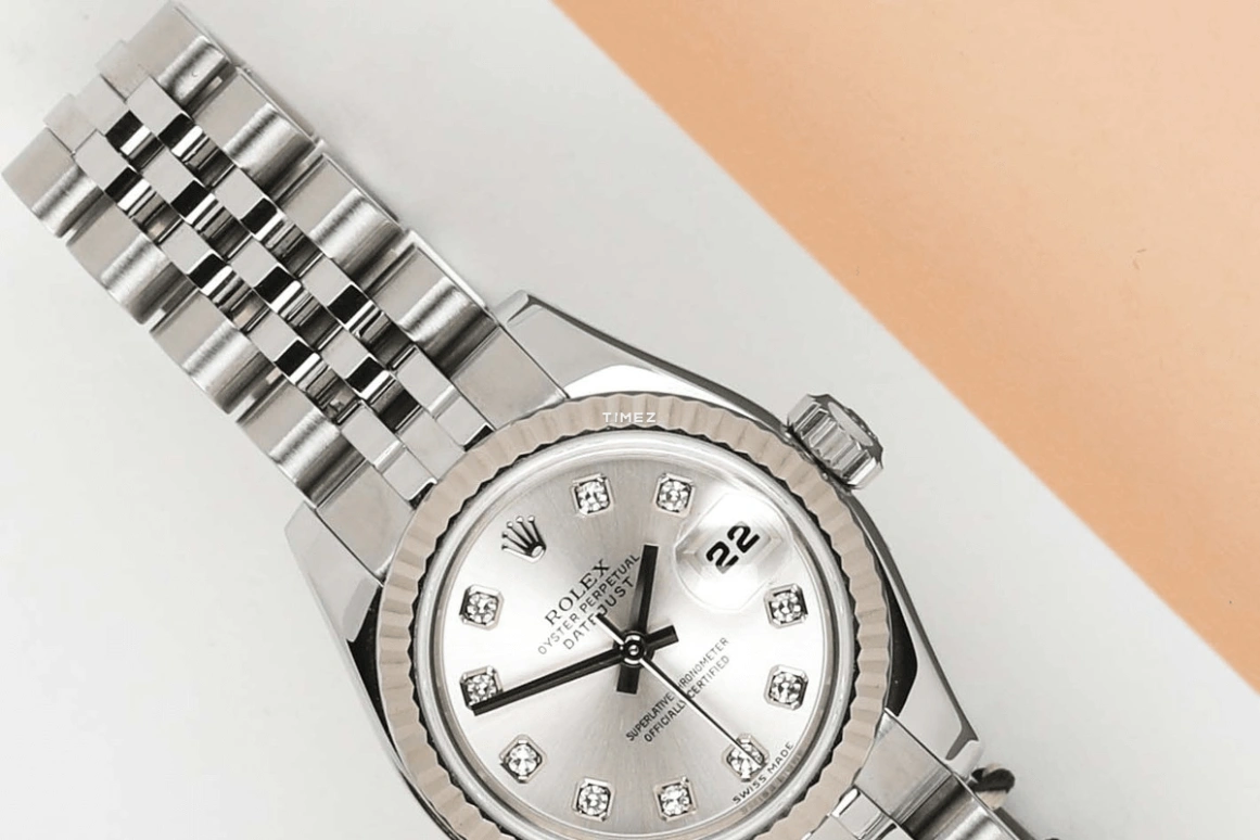 Rolex,Lady-Datejust 26mm,26mm,Stainless Steel,Silver,Automatic,Day,48hours,179174,179174-Silver