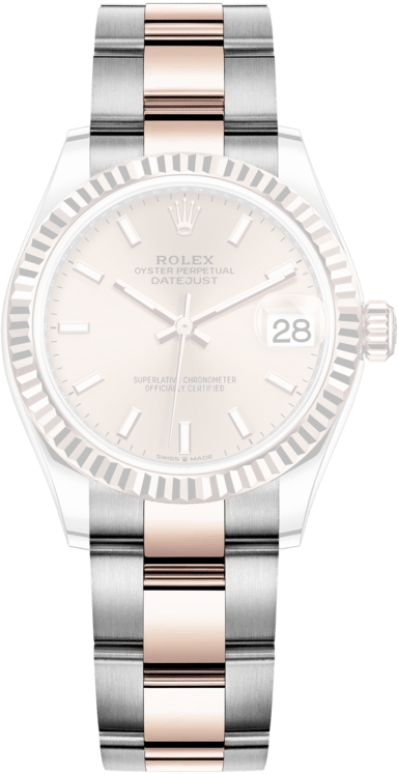 Rolex,Datejust 31 31mm,31mm,Rose Gold,Stainless Steel,Rose,Automatic,Day,55hours,278271,278271-0009