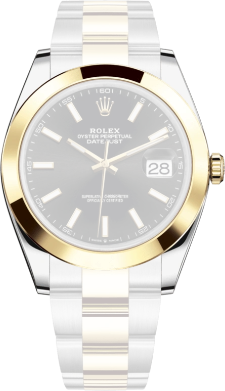 Rolex,Datejust 41 41mm,41mm,Yellow Gold,Stainless Steel,Black,Automatic,Day,70hours,126303,126303-0013