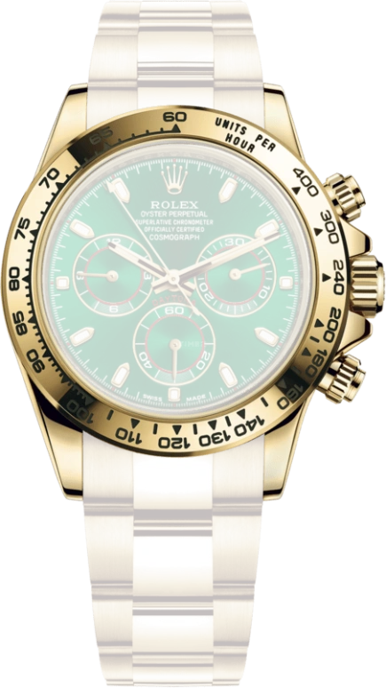 Rolex,Daytona 40mm,40mm,Yellow Gold,Green,Automatic,Chronograph,72hours,Russell Westbrook,Ángel Di María,David Beckham,Central Cee,Neymar,116508,116508-0013