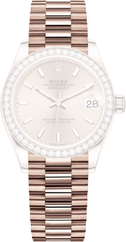 Rolex,Datejust 31 31mm,31mm,Rose Gold,Rose,Automatic,Day,55hours,278285RBR,278285RBR-0018