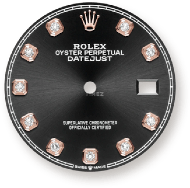 Rolex,Datejust 36 36mm,36mm,Oystersteel,Everose Gold,Black,Automatic,Day,70hours,126231,126231-0020