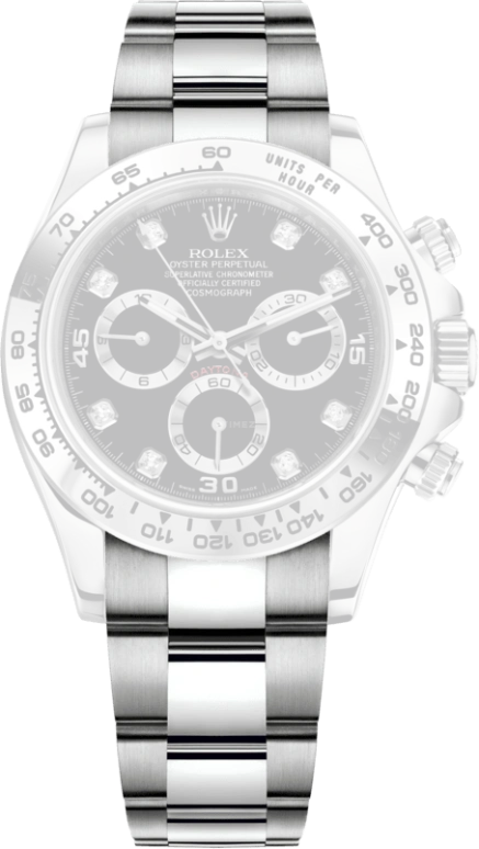 Rolex,Daytona 40mm,40mm,White Gold,Black,Automatic,Chronograph,Column Wheel,116509,116509-0055