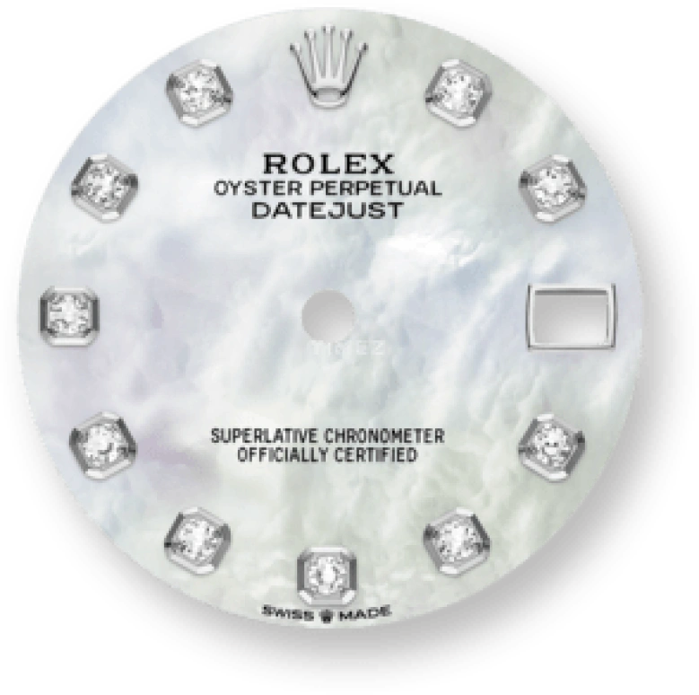 Rolex,Datejust 31 31mm,31mm,White Gold,Stainless Steel,White,Automatic,Day,55hours,278384RBR,278384RBR-0008