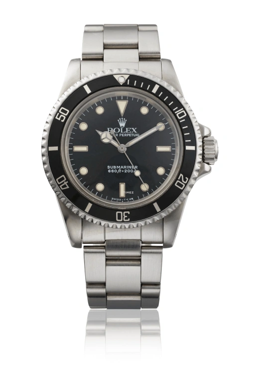 Rolex,Submariner 39mm,39mm,Stainless Steel,Black,Automatic,Round,Silver,5513 Oyster