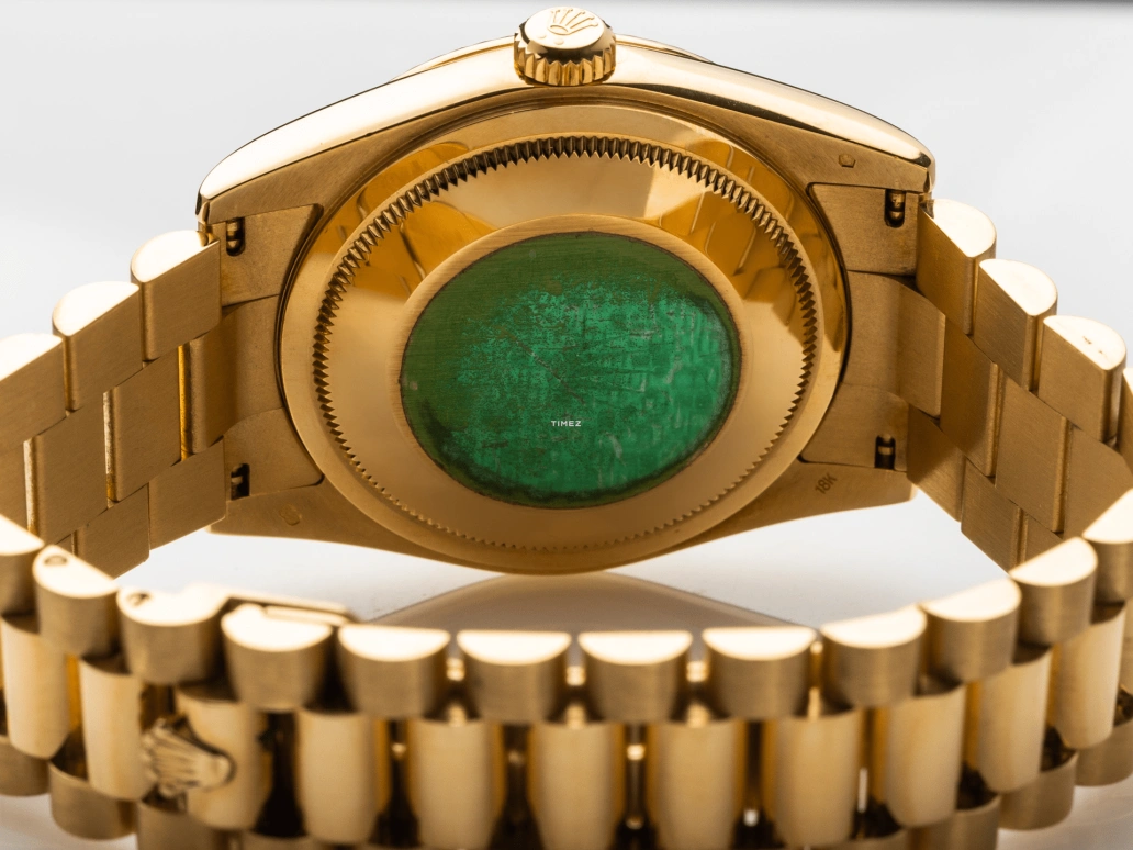 Rolex,Day-Date 36 36mm,36mm,Yellow Gold,Black,Automatic,Date,Day,118238 Onyx Arabic