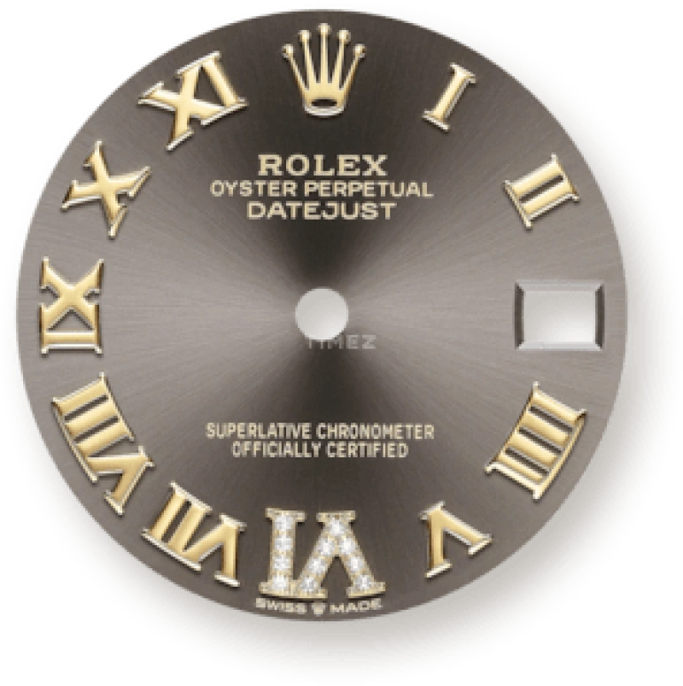 Rolex,Datejust 31 31mm,31mm,Yellow Gold,Grey,Automatic,Day,55hours,278278,278278-0032