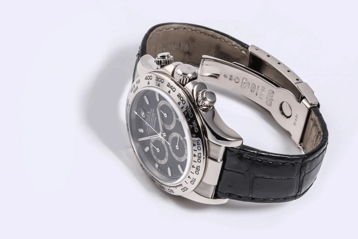 Rolex,Daytona 40mm,40mm,White Gold,Black,Automatic,Chronograph,72hours,116519