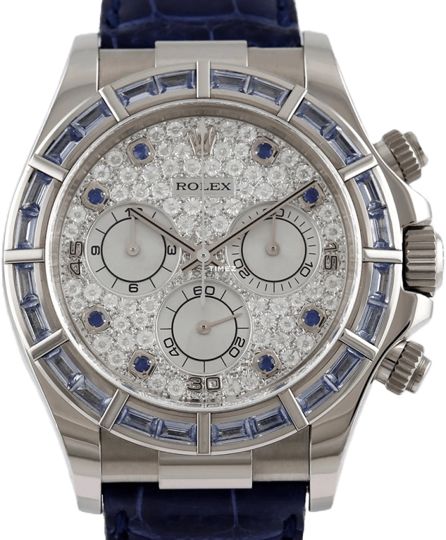 Rolex,Daytona 40mm,40mm,White Gold,Silver,Automatic,Chronograph,72hours,116589SACII,116589SACII-0001