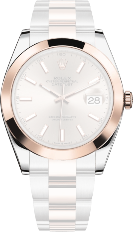 Rolex,Datejust 41 41mm,41mm,Rose Gold,Stainless Steel,Pink,Automatic,Day,70hours,126301,126301-0009