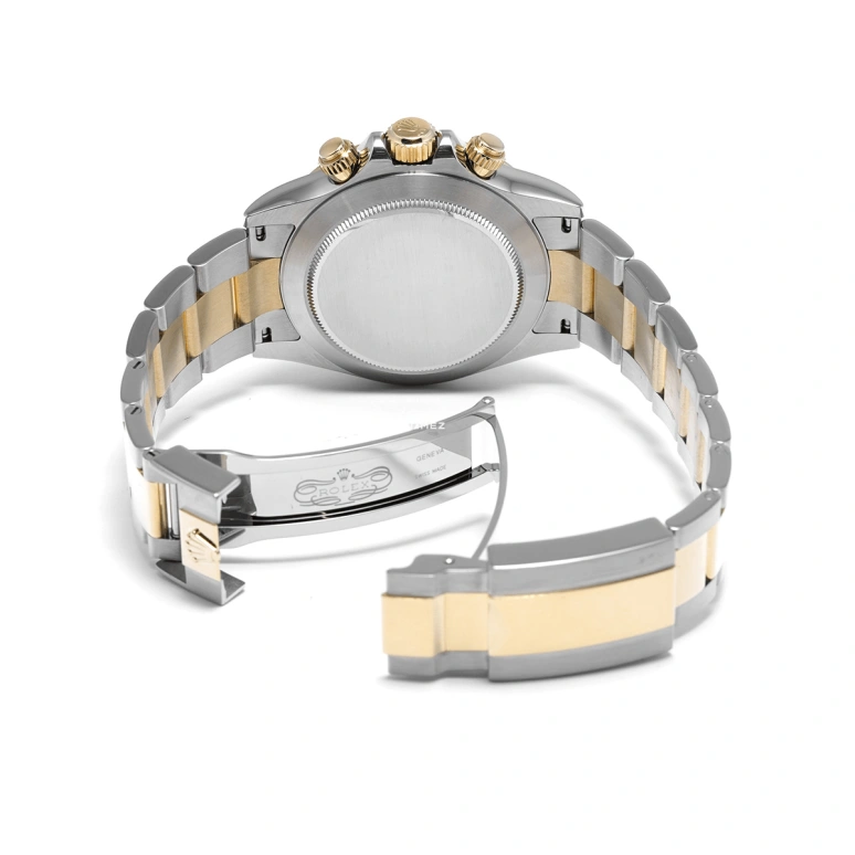 Rolex,Daytona 40mm,40mm,Stainless Steel,Yellow Gold,White,Black,Automatic,Chronograph,72hours,116523 Ivory