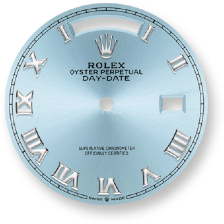 Rolex,Day-Date 36 36mm,36mm,Platinum,Ice Blue,Automatic,Date,Day,128236,128236-0008