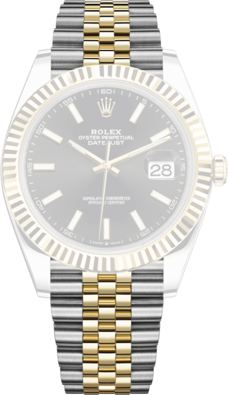 Rolex,Datejust 41 41mm,41mm,Yellow Gold,Stainless Steel,Black,Automatic,Day,70hours,126333,126333-0014