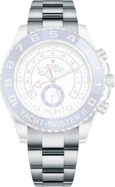 Rolex,Yacht-Master 44mm,44mm,Stainless Steel,White,Automatic,Countdown,Chronograph,Day,Column Wheel,72hours,In-house Caliber,116680,116680-0002