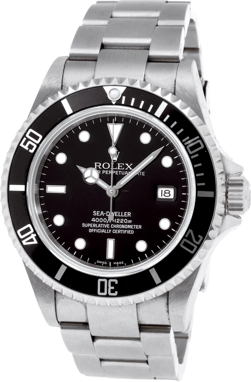 Rolex,Sea-Dweller 40mm,40mm,Oystersteel,Aluminum Oxide,Black,Automatic,Day,48hours,16600T