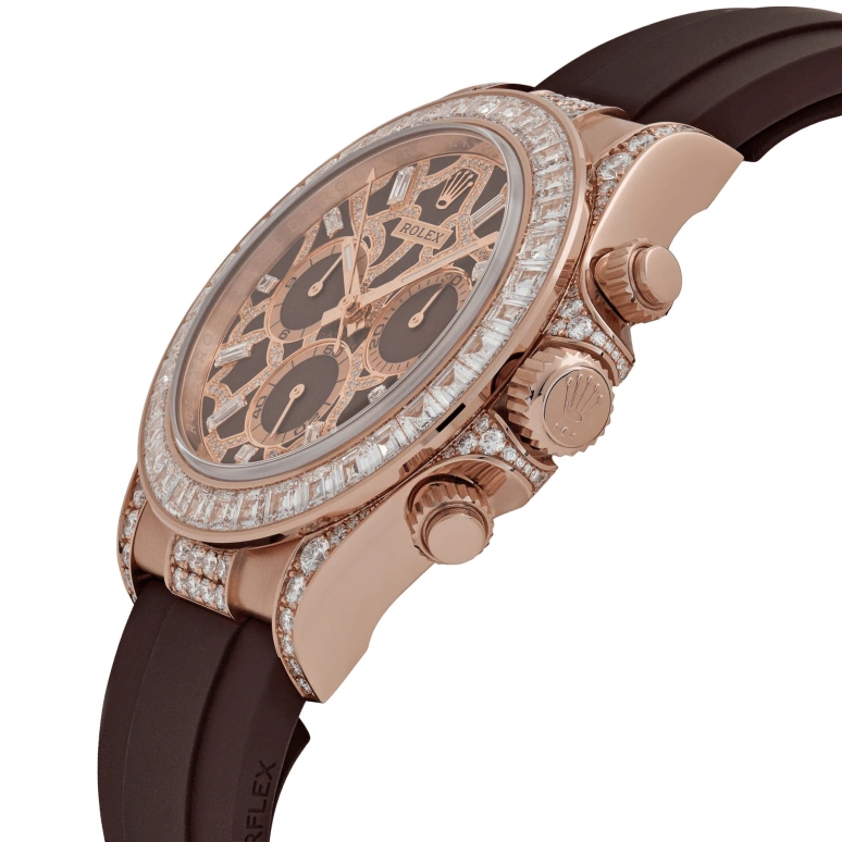 Rolex,Daytona 40mm,40mm,Rose Gold,Brown,Automatic,Chronograph,72hours,126555TBR