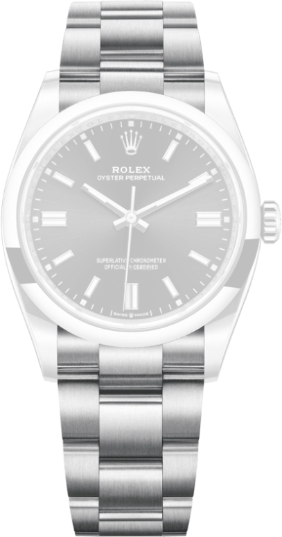 Rolex,Oyster Perpetual 36mm,36mm,Stainless Steel,Black,Automatic,70hours,In-house Caliber,126000,126000-0002