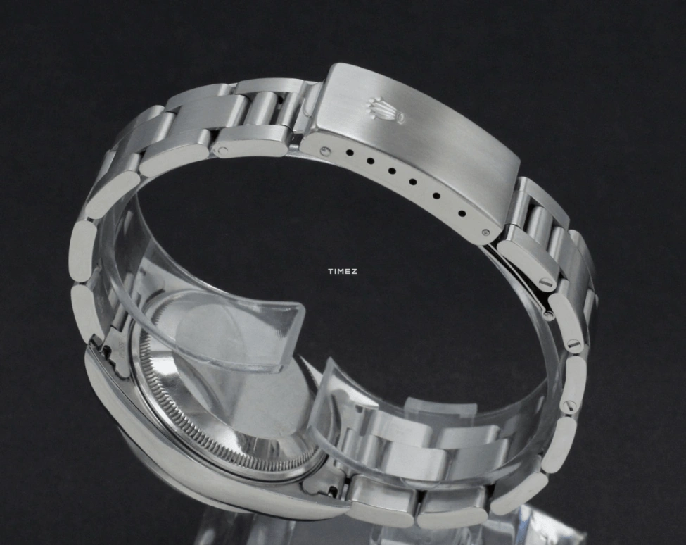 Rolex,Date 34mm,34mm,Stainless Steel,Black,Automatic,Day,48hours,15200 Black