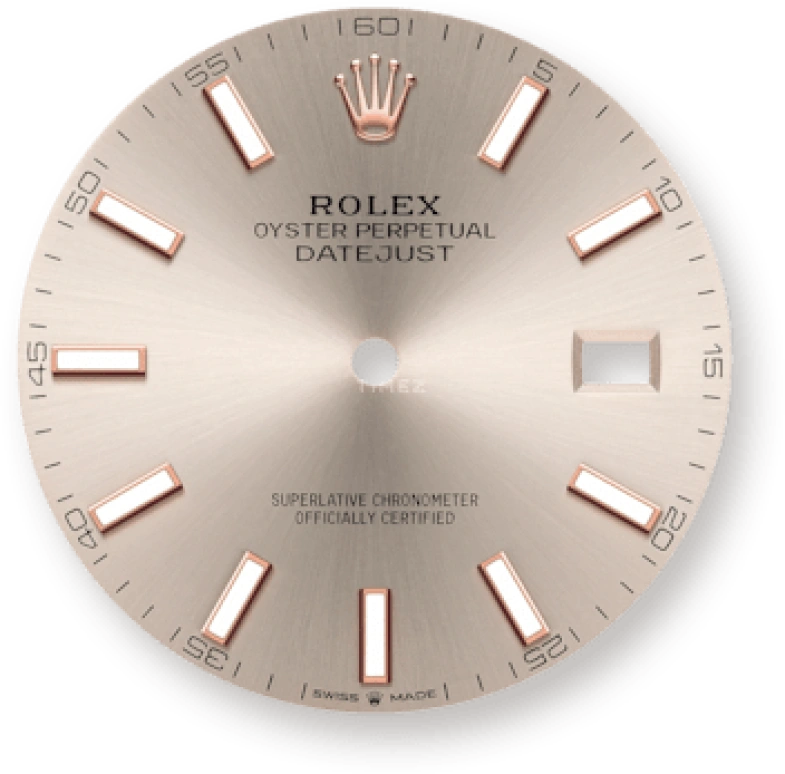 Rolex,Datejust 41 41mm,41mm,Rose Gold,Stainless Steel,Pink,Automatic,Day,70hours,126331,126331-0009