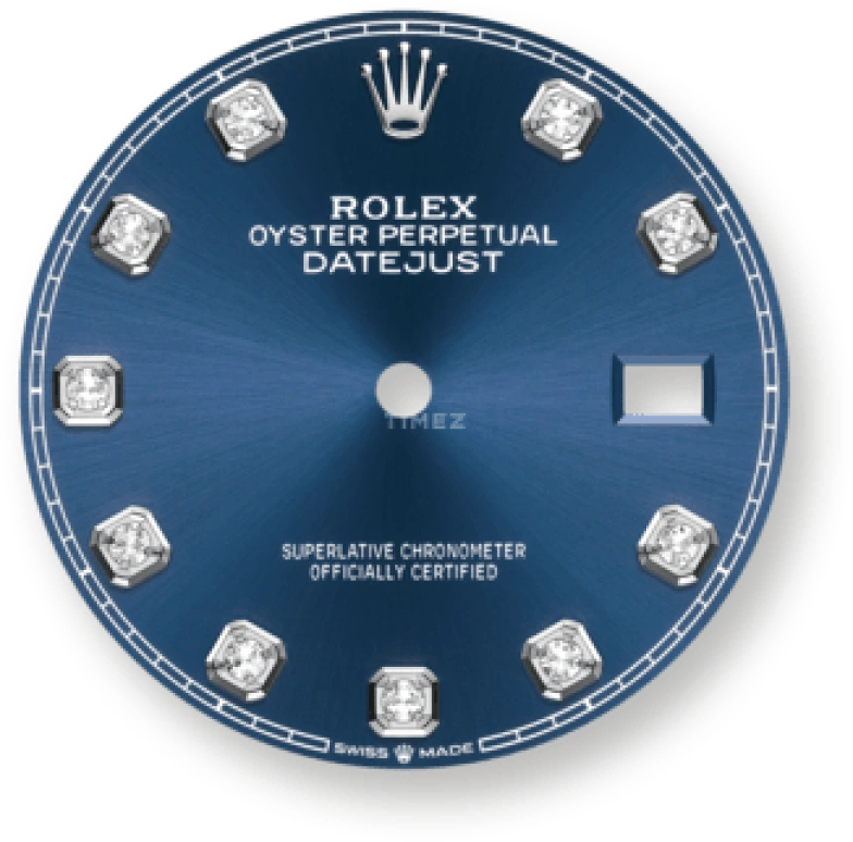Rolex,Datejust 36 36mm,36mm,White Gold,Stainless Steel,Blue,Automatic,Day,70hours,126284RBR,126284RBR-0029