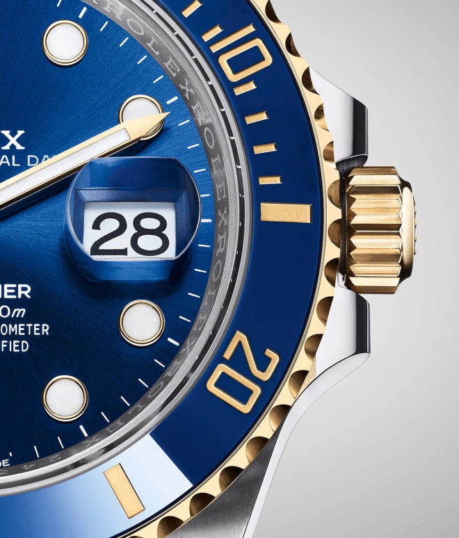 Rolex,Submariner 41mm,41mm,Yellow Gold,Oystersteel,Blue,Automatic,Day,70hours,126613LB,126613LB-0002