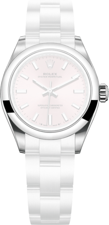 Rolex,Oyster Perpetual 28mm,28mm,Stainless Steel,Pink,Automatic,55hours,In-house Caliber,276200,276200-0004