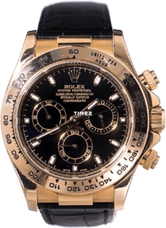 Rolex,Daytona 40mm,40mm,Yellow Gold,Black,Automatic,Chronograph,72hours,116518,116518-BLKSBK