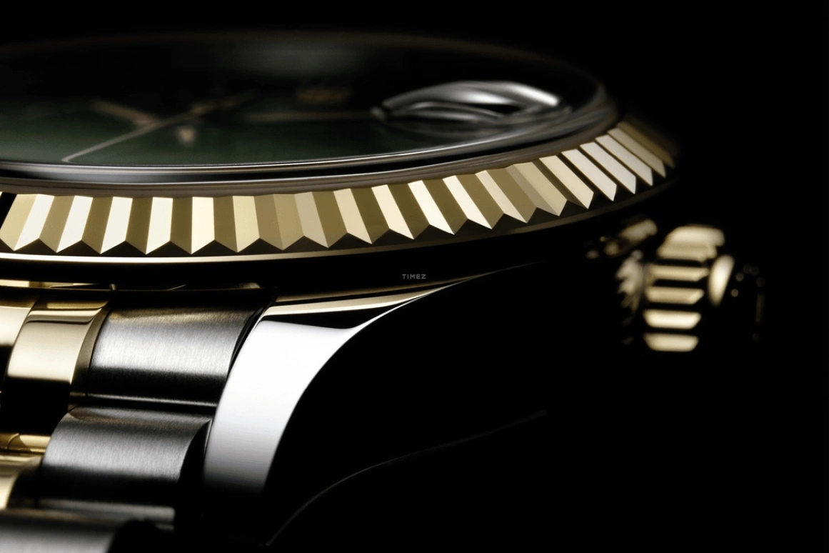 Rolex,Datejust 31 31mm,31mm,Yellow Gold,Stainless Steel,Green,Automatic,Day,55hours,278273,278273-0016