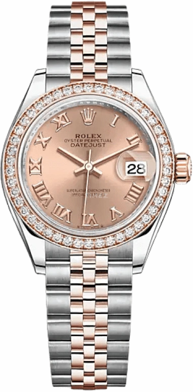 Rolex,Lady-Datejust 28mm,28mm,Rose Gold,Stainless Steel,Pink,Rose Gold,Automatic,Day,55hours,ZHENG Qinwen,Queen Wen,279381RBR,279381RBR-0025