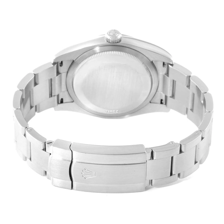 Rolex,Oyster Perpetual 36mm,36mm,Stainless Steel,White Gold,Black,Automatic,48hours,In-house Caliber,116034BLACK