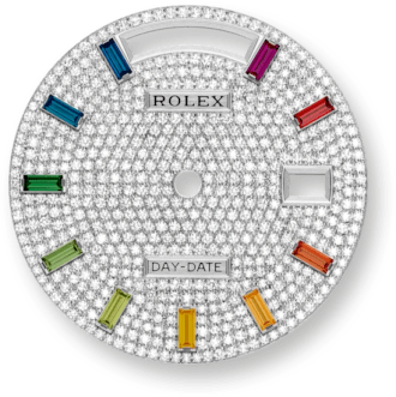 Rolex,Day-Date 36 36mm,36mm,White Gold,Automatic,Date,Day,128349RBR,128349RBR-0012
