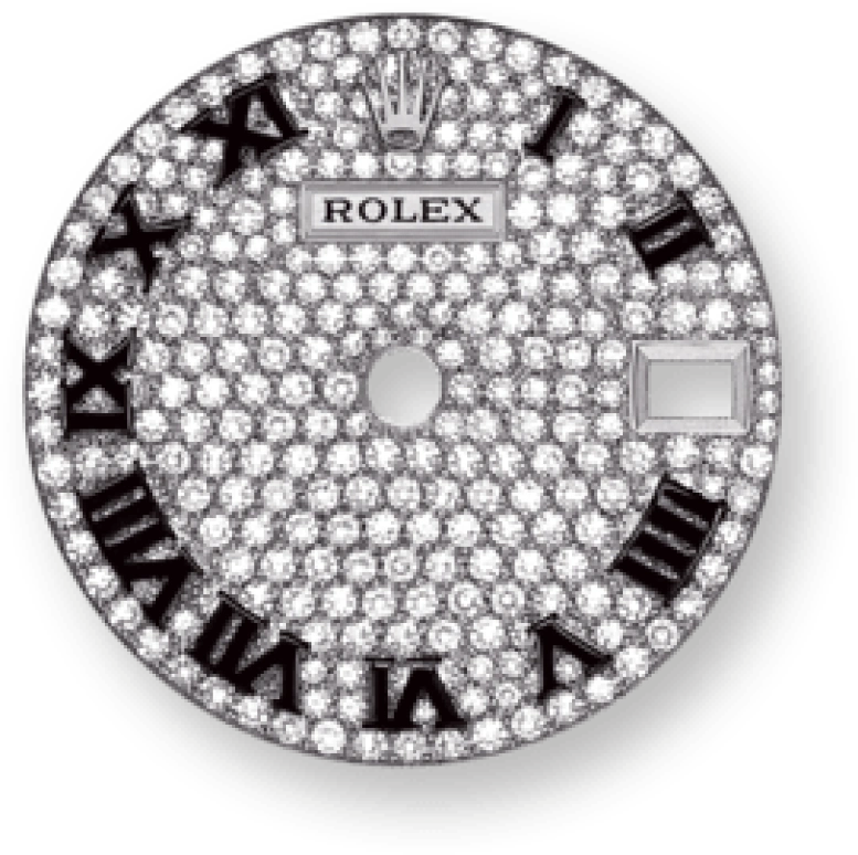 Rolex,Lady-Datejust 28mm,28mm,White Gold,Silver,Automatic,Day,55hours,279139RBR,279139RBR-0014