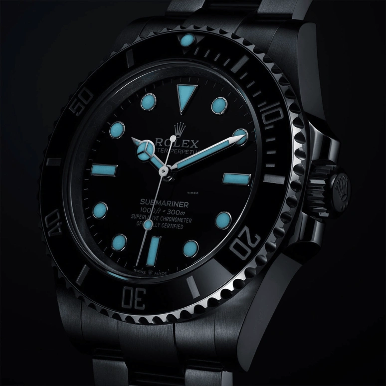 Rolex,Submariner 41mm,41mm,Oystersteel,Ceramic,Black,Automatic,70hours,In-house Caliber,124060,124060-0001