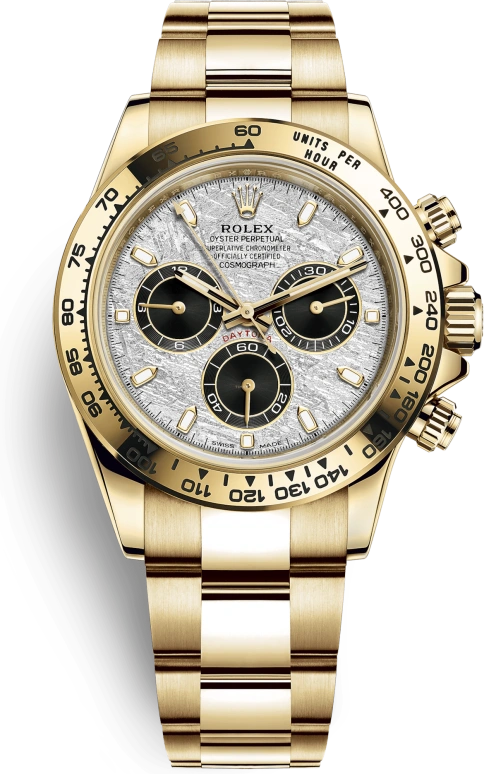 Rolex,Daytona 40mm,40mm,Yellow Gold,Silver,Automatic,Chronograph,Column Wheel,Kevin De Bruyne,Hardik Pandya,Harry Kane,Donnie Yen,116508,116508-0015