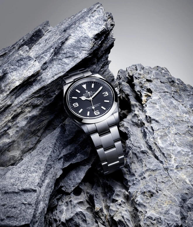 Rolex,Explorer 36mm,36mm,Stainless Steel,Black,Automatic,70hours,In-house Caliber,124270,124270-0001