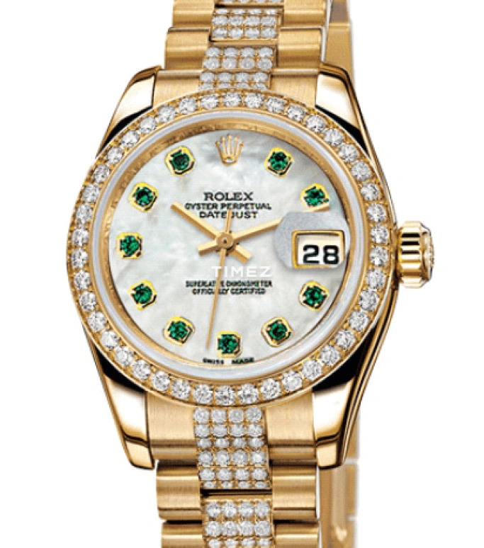 Rolex,Lady-Datejust 26mm,26mm,Yellow Gold,White,Automatic,Day,48hours,179138,179138-84138 NGE