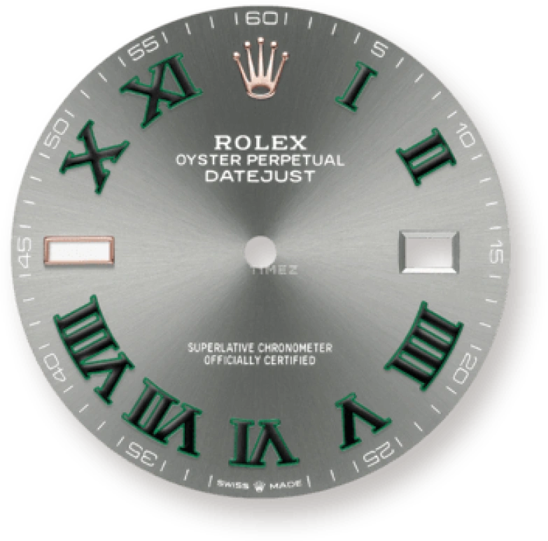 Rolex,Datejust 41 41mm,41mm,Rose Gold,Stainless Steel,Grey,Automatic,Day,70hours,126331,126331-0016