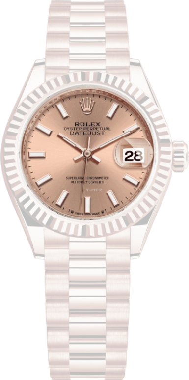 Rolex,Lady-Datejust 28mm,28mm,Rose Gold,Pink,Automatic,Day,55hours,279175,279175-0025