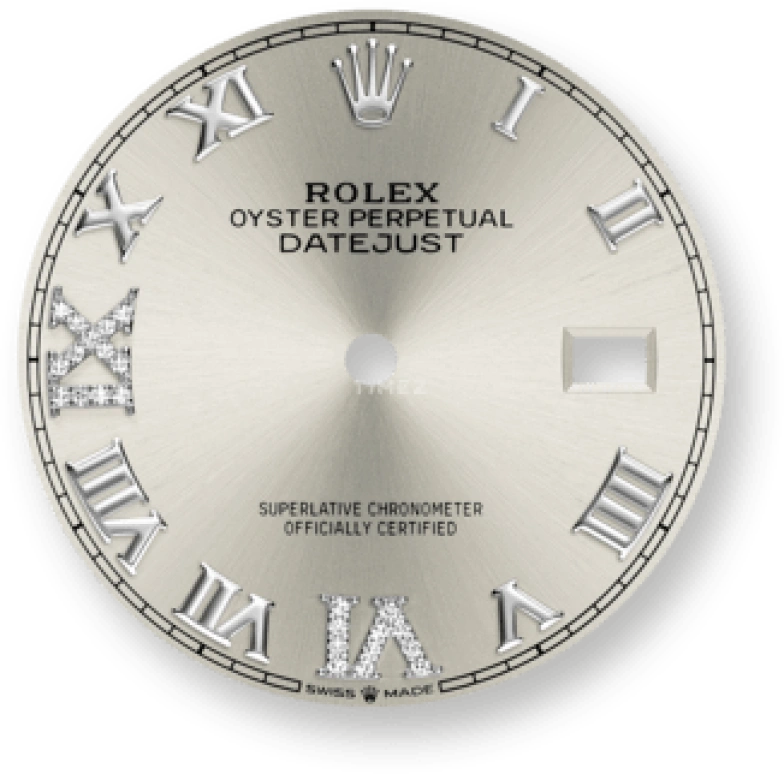 Rolex,Datejust 36 36mm,36mm,White Gold,Oystersteel,Silver,Automatic,Day,70hours,126284RBR,126284RBR-0021