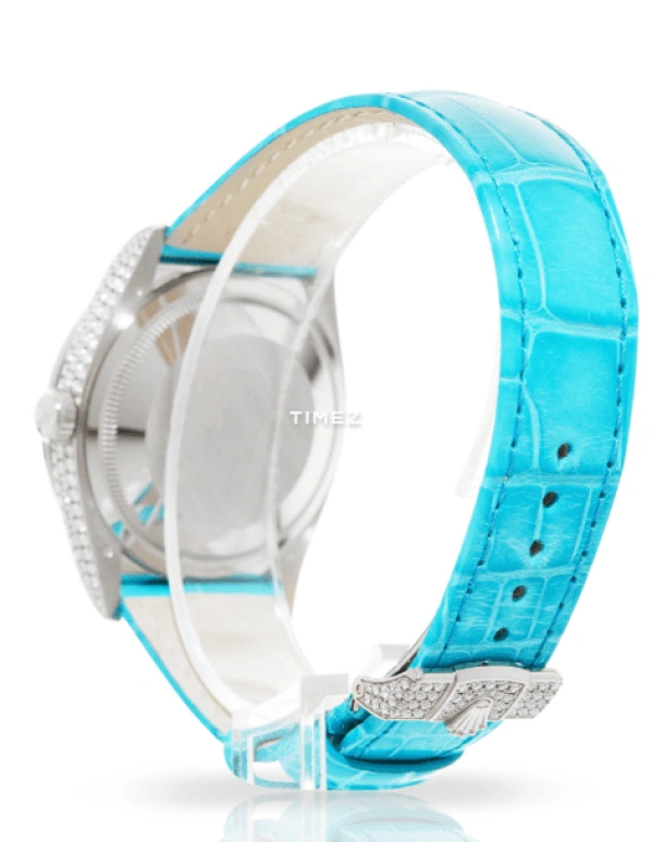 Rolex,Day-Date 36 36mm,36mm,White Gold,Silver,Automatic,Date,Day,Khaled Mohamed Khaled,DJ Khaled,J Balvin,128159RBR,128159RBR-0002
